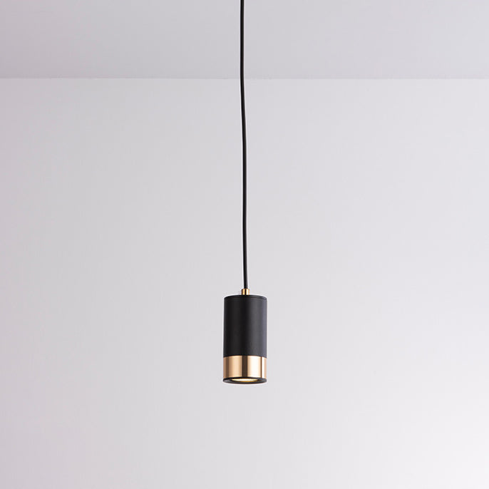 Nordic Minimalist Column Iron Mini 1-Light Pendant Light