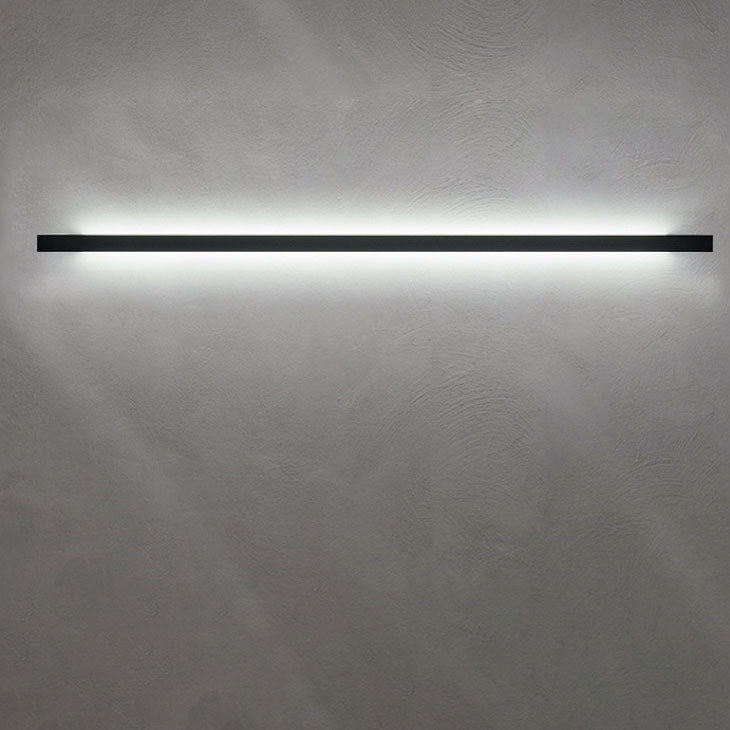 Modern Simplicity Long Strip Aluminum Silicone LED Wall Sconce Lamp