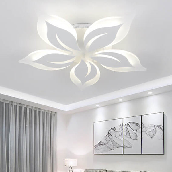 Modern Creative Bauhinia Flower Acrylic LED Flush Mount Ceiling Light