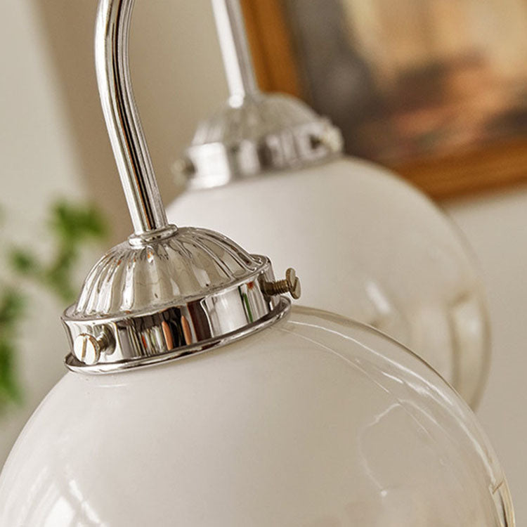 Contemporary Vintage Pod Iron Glass 3/4/5 Light Chandelier For Living Room