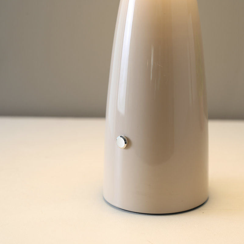 Contemporary Creative Mushroom Iron Acrylic LED Table Lamp For Bedroom