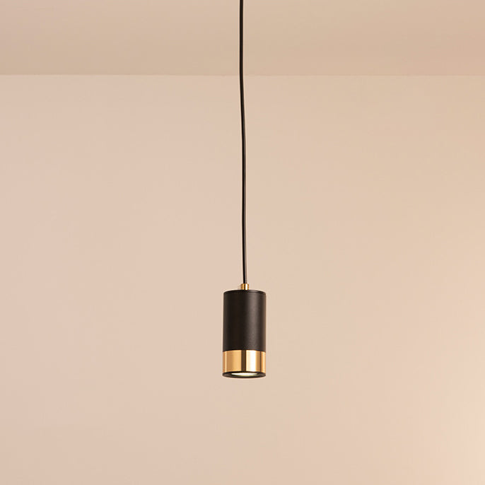 Nordic Minimalist Column Iron Mini 1-Light Pendant Light
