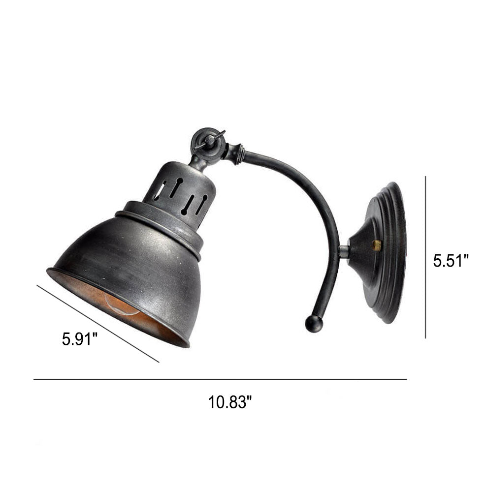 Industrial Style Corridor Aisle 1-Light Wall Sconce Lamp