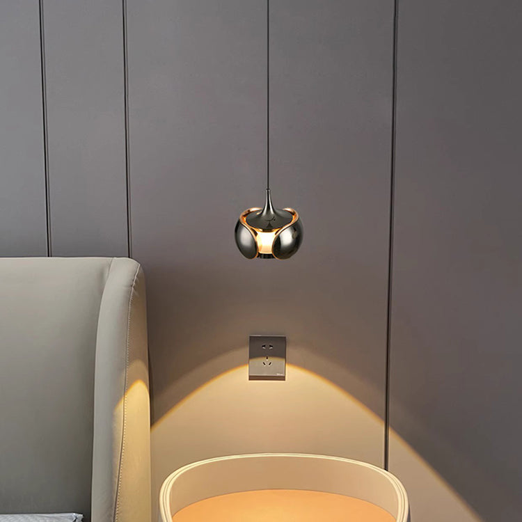 مصباح LED بيضاوي الشكل من الألومنيوم بتصميم عصري بسيط لغرفة المعيشة