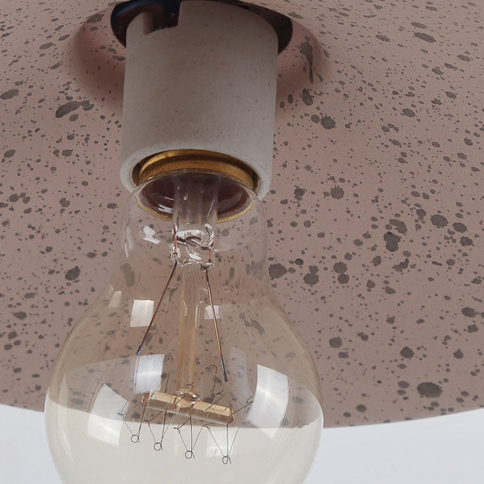 Contemporary Industrial Waterproof Metal Plate Bowl 1-Light Wall Sconce Lamp For Outdoor Patio