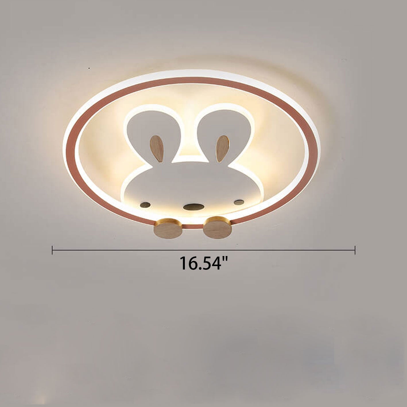 مصباح LED مدمج بتصميم أرنب كرتوني إبداعي للأطفال