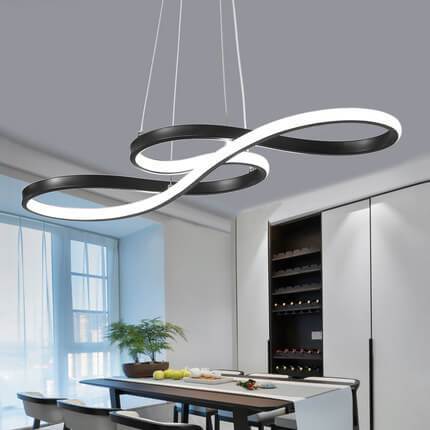 ثريات LED حديثة مزدوجة الجوانب مزودة بإضاءة واحدة