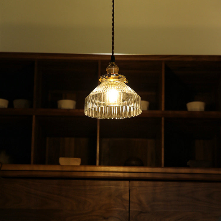 مصباح معلق دائري الشكل من النحاس والزجاج بتصميم نورديك عصري لغرفة المعيشة