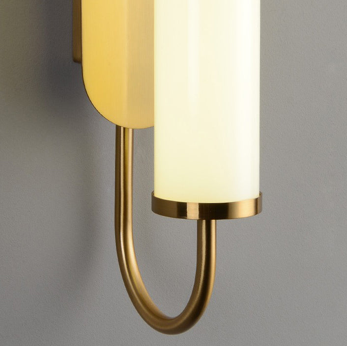 مصباح حائط LED بتصميم أسطواني من الحديد الأكريليكي بتصميم معاصر لغرفة المعيشة