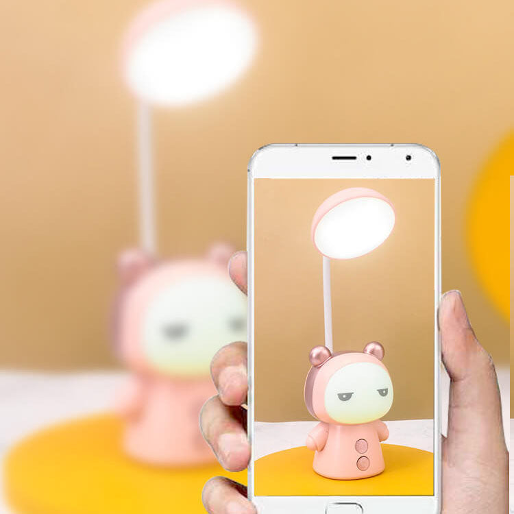 Cartoon Doll ABS Colorful Eye Care LED Kids Desk Lamp