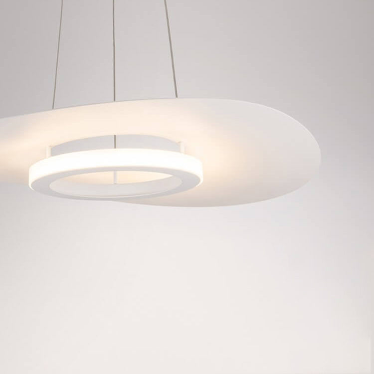 مصباح LED معلق على شكل قبعة من الألومنيوم بتصميم عصري بسيط