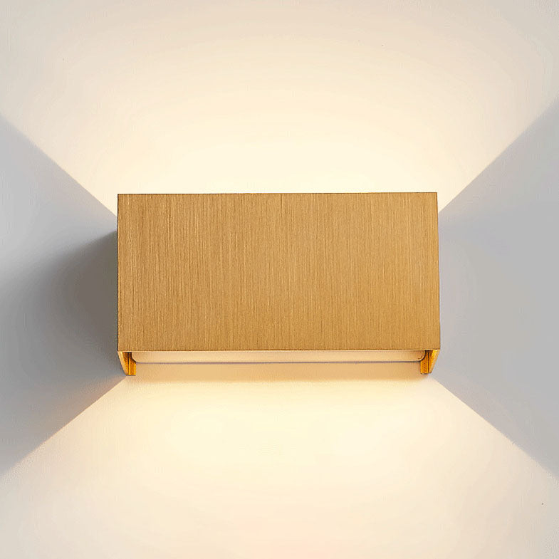 Nordic Minimalist Aluminum Square Flat Adjustable Beam LED Reading Wall Sconce Lamp