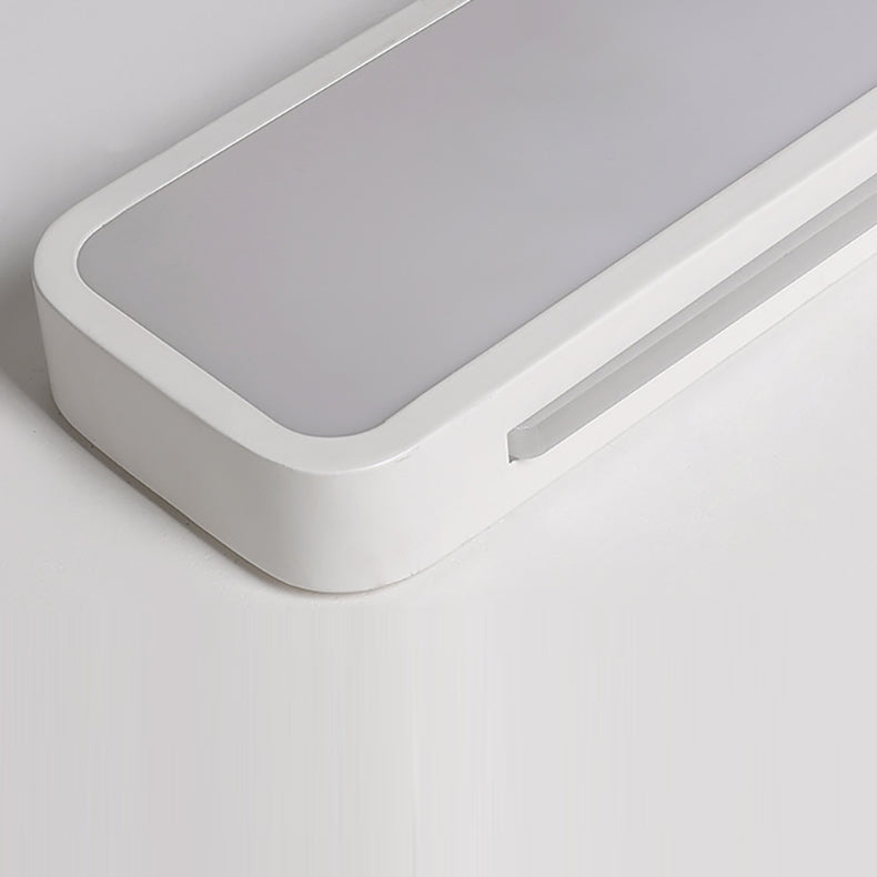 مصباح سقف LED مستطيل الشكل مصنوع من الحديد والأكريليك بتصميم عصري بسيط لغرفة النوم