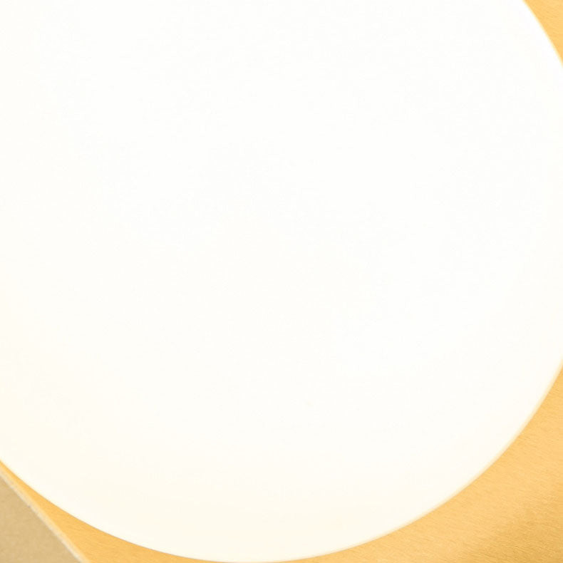 مصباح حائطي بتصميم عمود حديدي إبداعي نورديك، كرة زجاجية، ضوء واحد