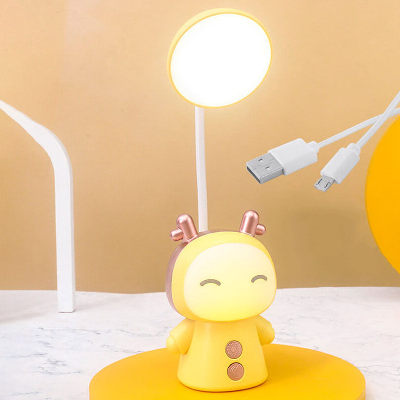Cartoon Doll ABS Colorful Eye Care LED Kids Desk Lamp