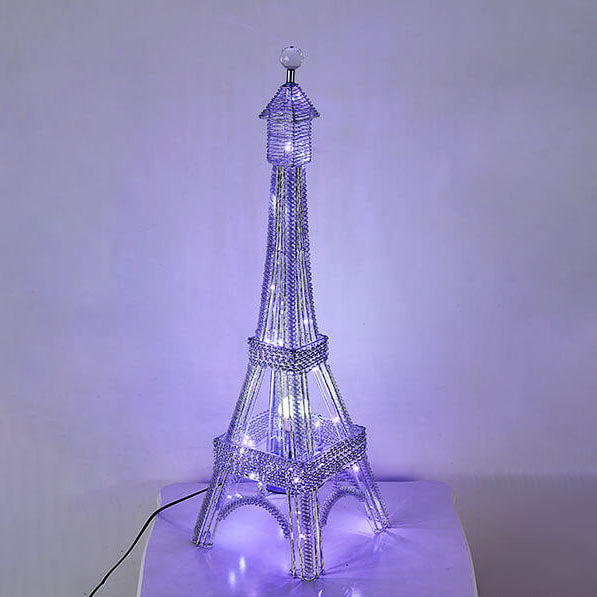 Modern Creative Decorative Aluminum Tower-Shaped LED Standing Floor Lamp