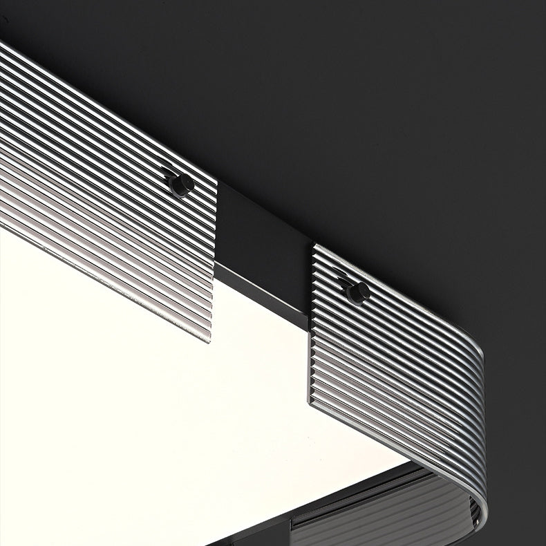 Contemporary Simplicity Ultra-thin Acrylic Rectangular Shade LED Flush Mount Ceiling Light For Bedroom