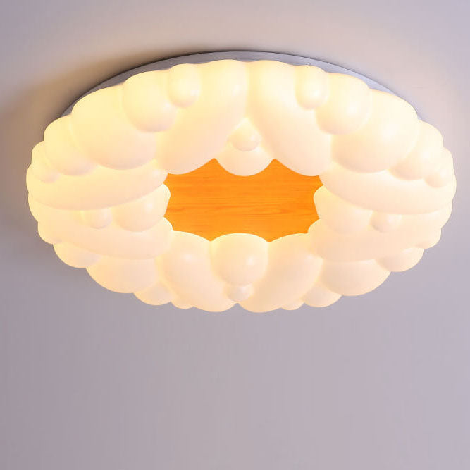 Scandinavian Modern Minimalist Acrylic Children's LED Flush Mount Ceiling Light