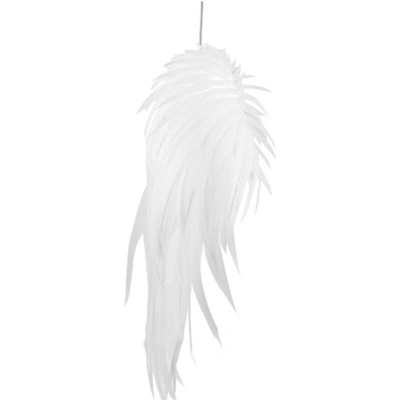 Modern PVC Angel Wings Feather LED Pendant Light