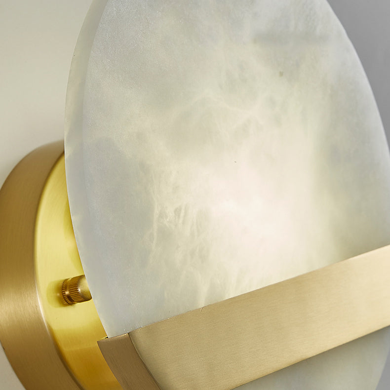 مصباح حائط LED دائري الشكل على شكل حرف V فاخر معاصر للممر