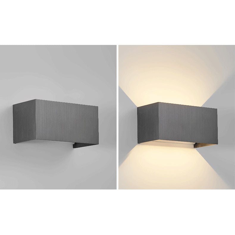 Nordic Minimalist Aluminum Square Flat Adjustable Beam LED Reading Wall Sconce Lamp