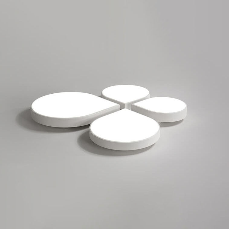 Modern Minimalist Four Leaf Clover Acrylic LED Flush Mount Ceiling Light