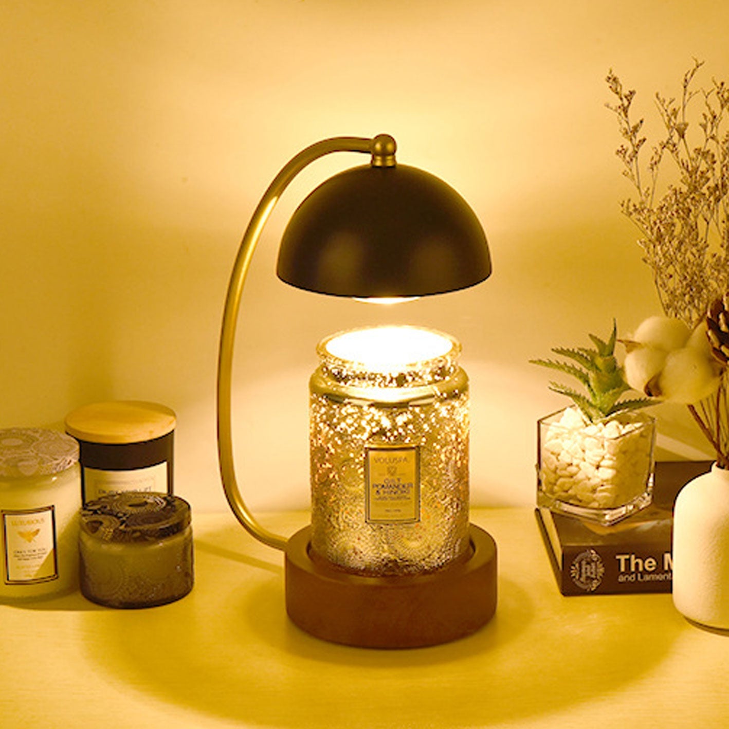 Japanese Creative Timing Dimming 1-Light Melting Wax Table Lamp