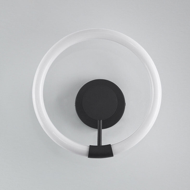 Contemporary Simplicity Circle Acrylic Shade LED Wall Sconce Lamp For Bedroom
