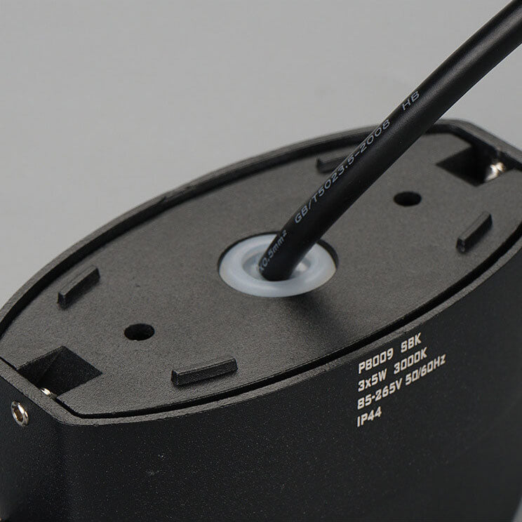 مصباح حائط LED من الألومنيوم والأكريليك المنحني الموجي الإبداعي الحديث