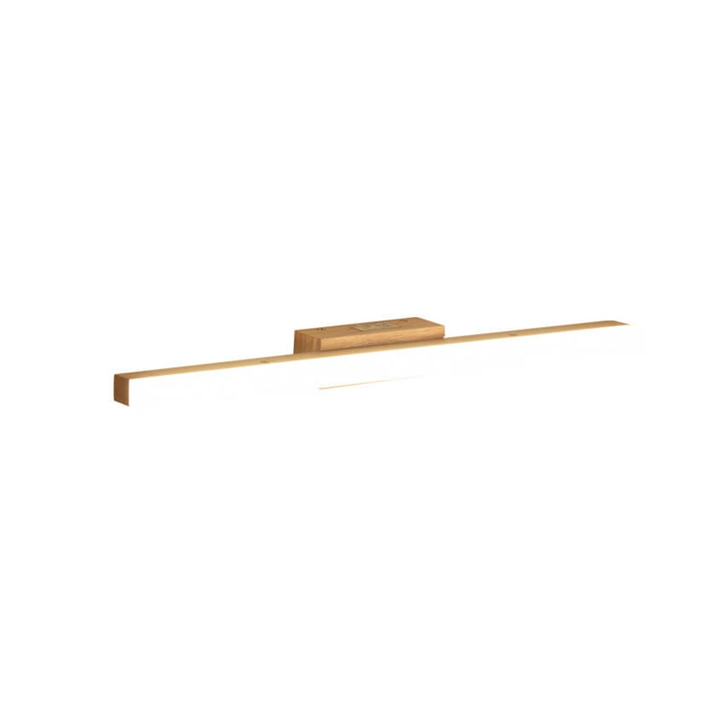 Nordic Minimalist Wooden Long Strip Vanity Light LED Wall Sconce Lamp