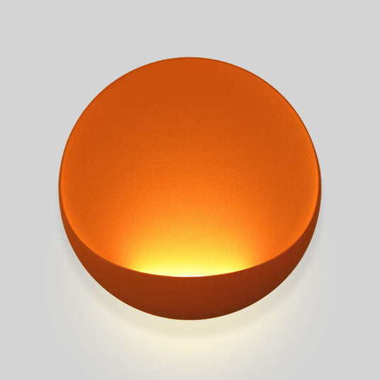 مصباح حائط LED دائري من الألومنيوم بتصميم عصري وبسيط