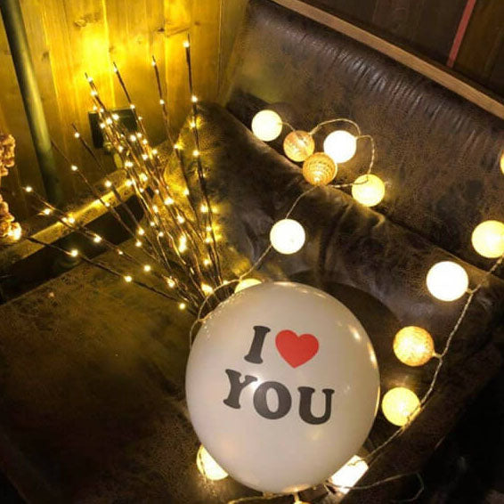 60 Light Simulation Tree Branch USB Charging LED Table Lamp