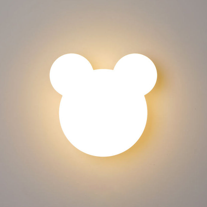 مصباح حائط LED على شكل دب كرتوني بسيط