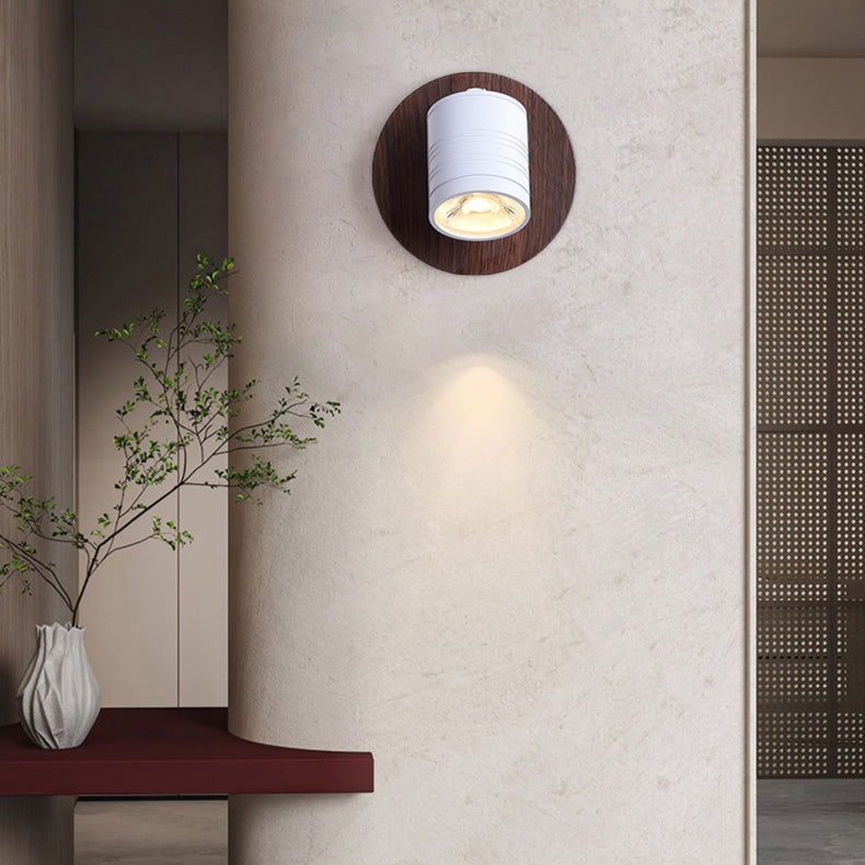 مصباح حائطي للقراءة LED مغناطيسي دوار من الحديد بتصميم إبداعي إسكندنافي