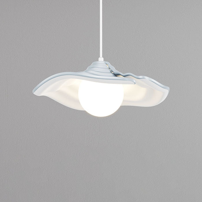 Nordic Creative Iron PE Lotus Leaf LED Pendant Light