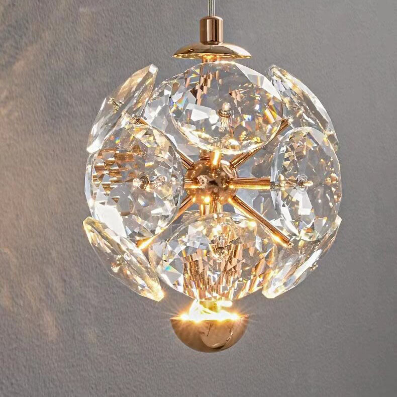 مصباح حائط LED كريستالي فاخر حديث لغرفة النوم