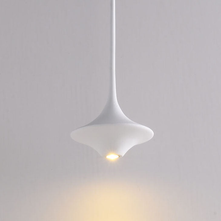 Modern Minimalist Solid Color Hardware Resin LED Pendant Light