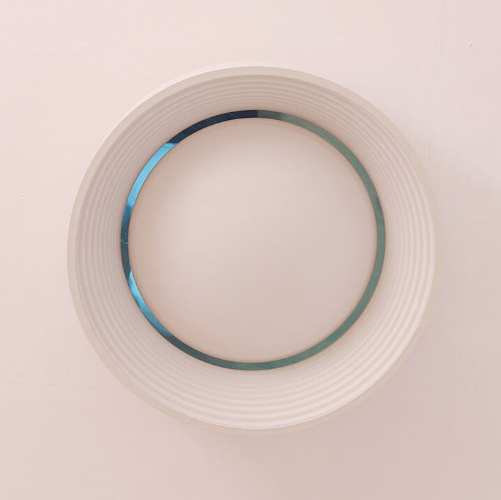 Nordic Minimalist Iron Acrylic Concave-Convex Circle LED Flush Mount Ceiling Light