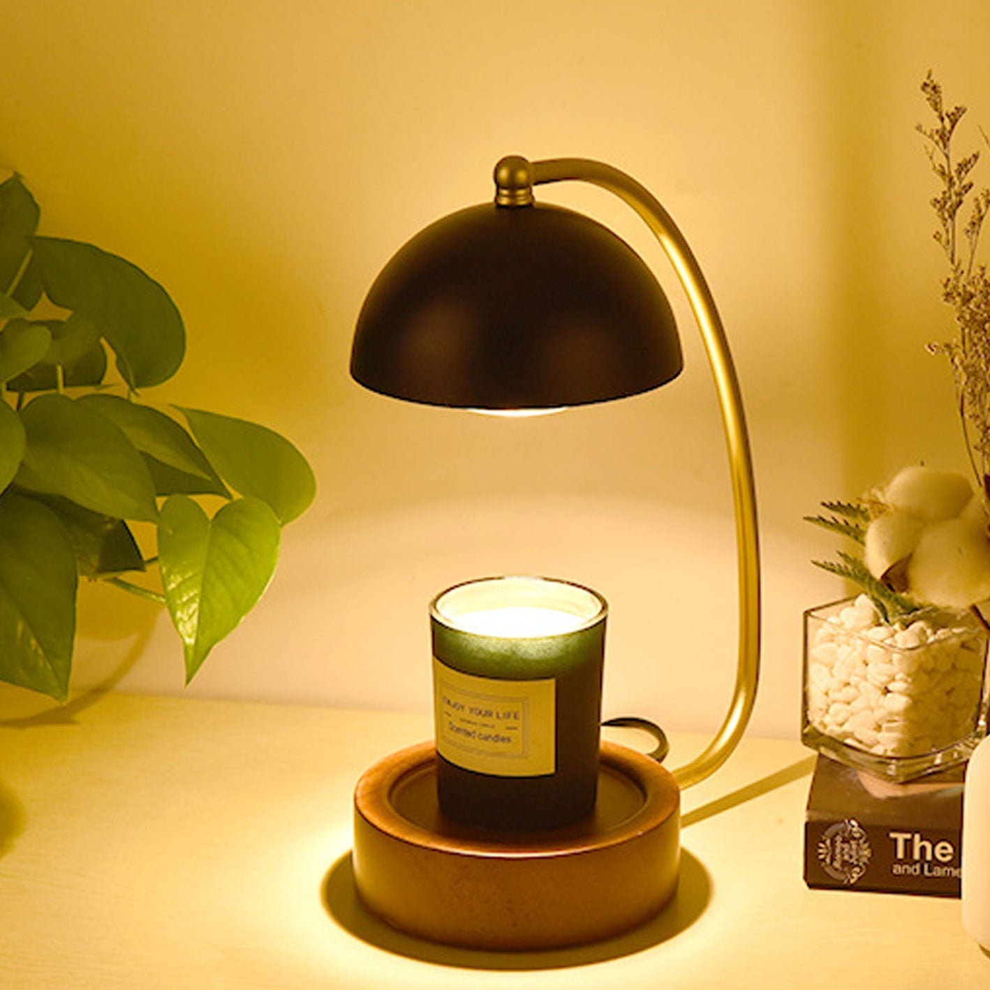 Japanese Creative Timing Dimming 1-Light Melting Wax Table Lamp