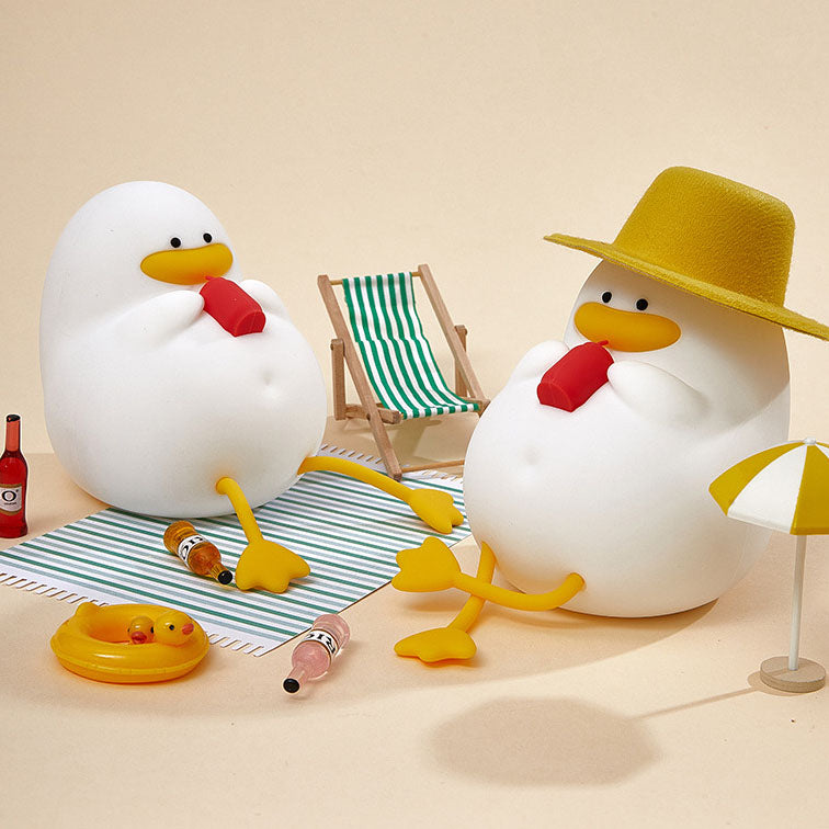 Creative Cartoon Silicone Duck Pat LED Night Light Table Lamp