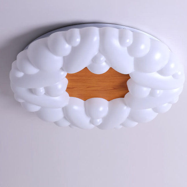 Scandinavian Modern Minimalist Acrylic Children's LED Flush Mount Ceiling Light