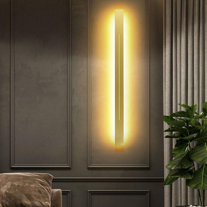 Minimalistic Elongated Bar Shaped Mood 1-Light LED Acrylic Wall Light