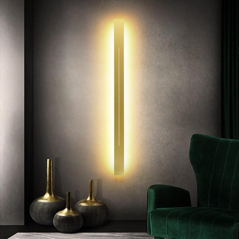 Minimalistic Elongated Bar Shaped Mood 1-Light LED Acrylic Wall Light