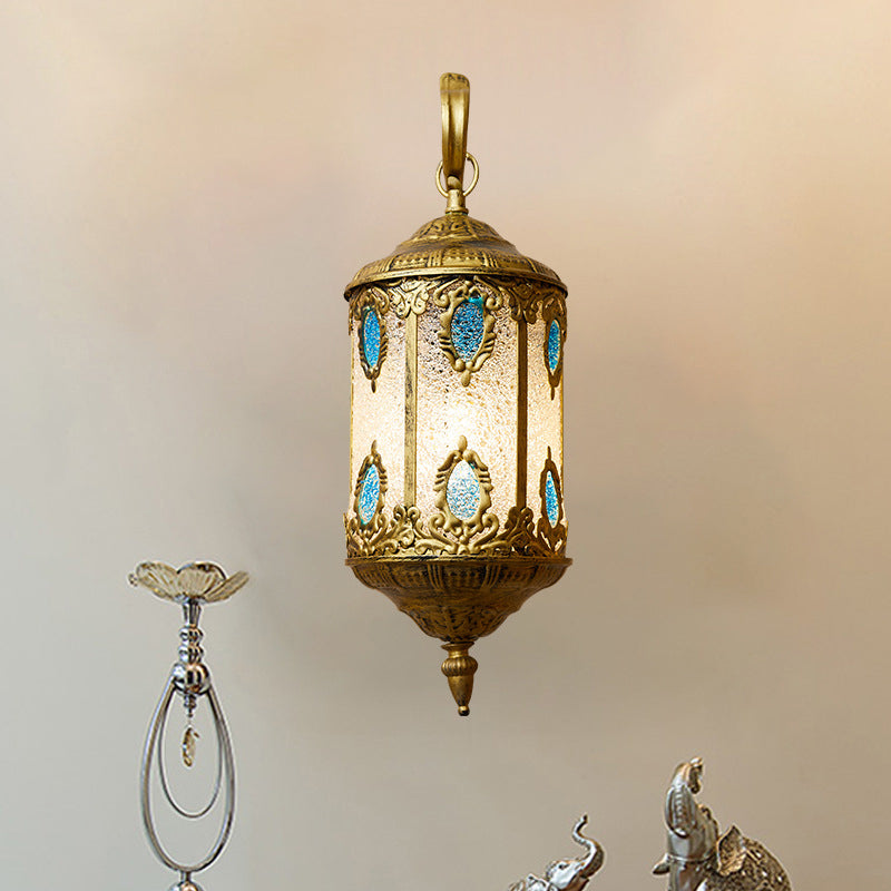 مصباح حائط بتصميم بوهو معاصر، مصنوع من الحديد بتصميم ريترو، إبداعي على الطراز المتوسطي، مزود بمصباح واحد