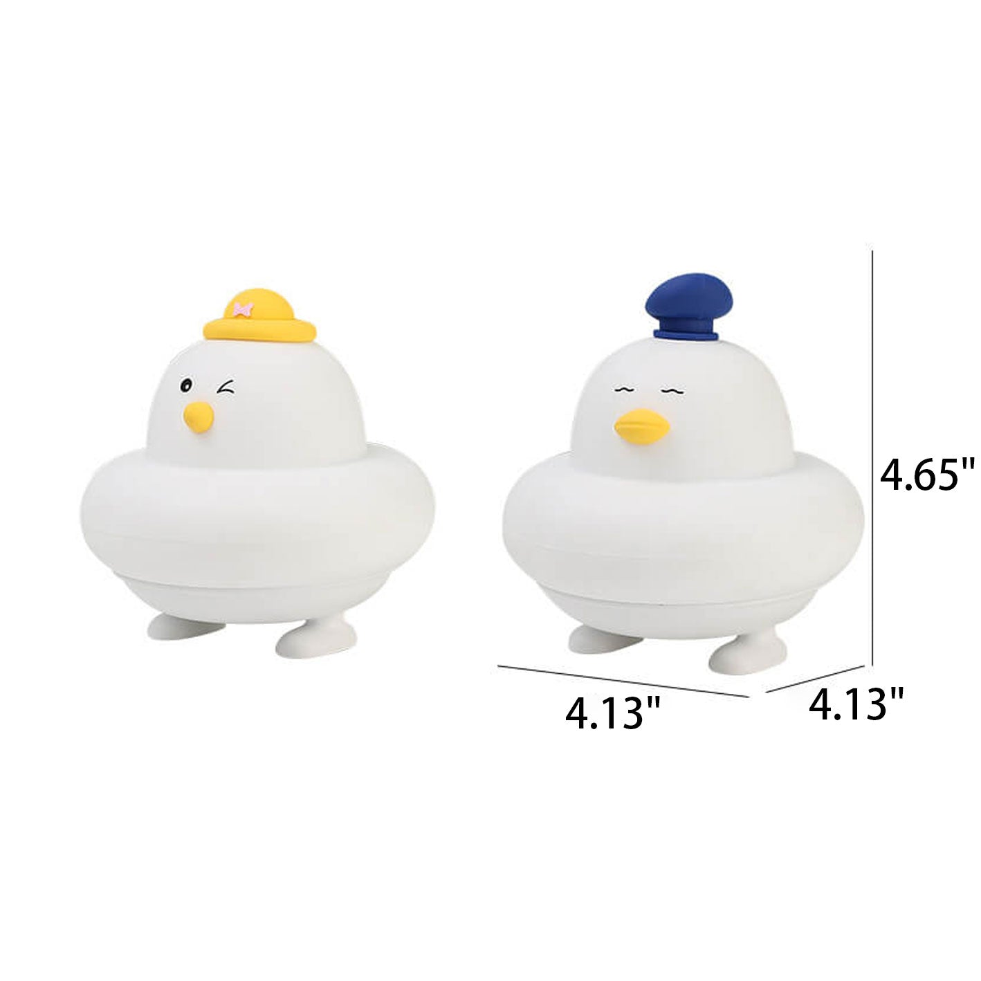 Funny Silicone Little Cute Chicken Pat Night Light LED Table Lamp