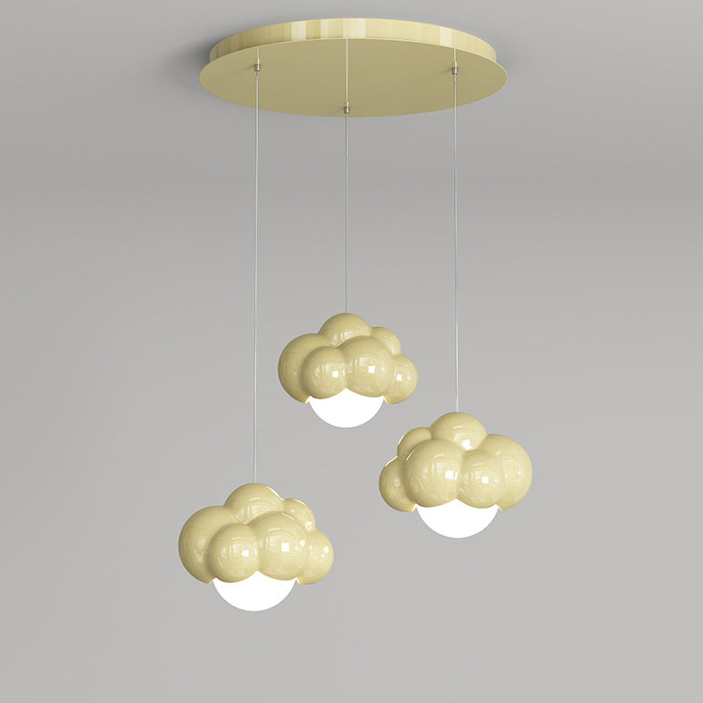 ثريا فرنسية تقليدية من الحديد والراتنج بتصميم عنب، مزودة بثلث ضوء لغرفة المعيشة