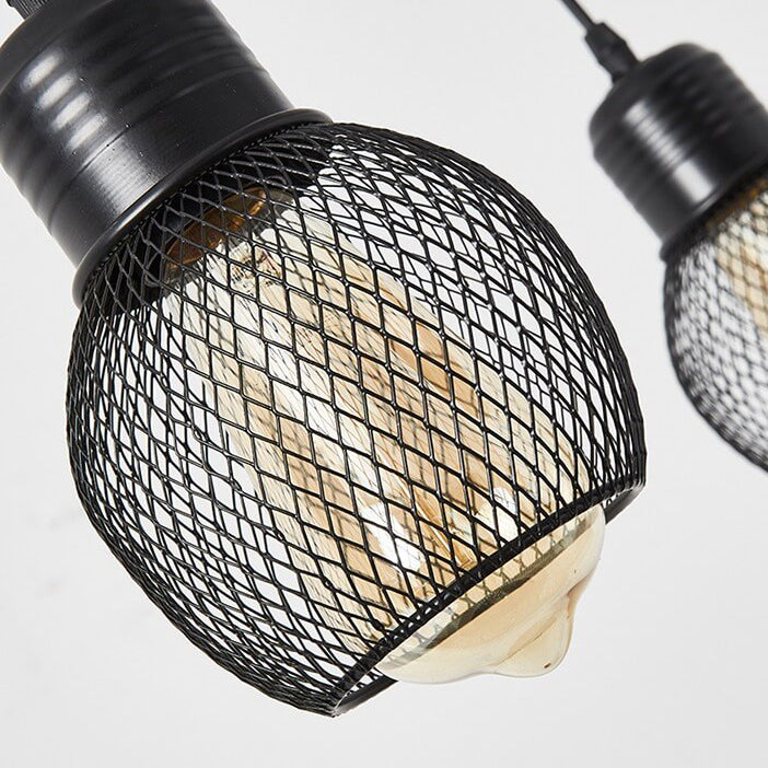 Traditional Colonial Round Mesh Iron 6/8/12 Light Chandelier For Living Room