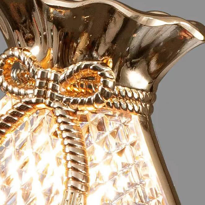 Contemporary Creative Iron Acrylic Arc 1-Light Pendant Light For Living Room