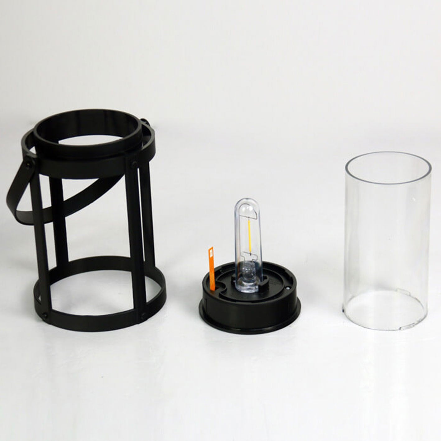 Solar ABS Cylindrical Lampshade Waterproof LED Portable and Hangable Outdoor Light