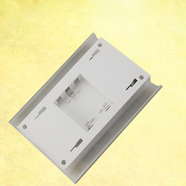 مصباح حائط LED عصري مستطيل الشكل من الألومنيوم قابل لإعادة الشحن عبر USB
